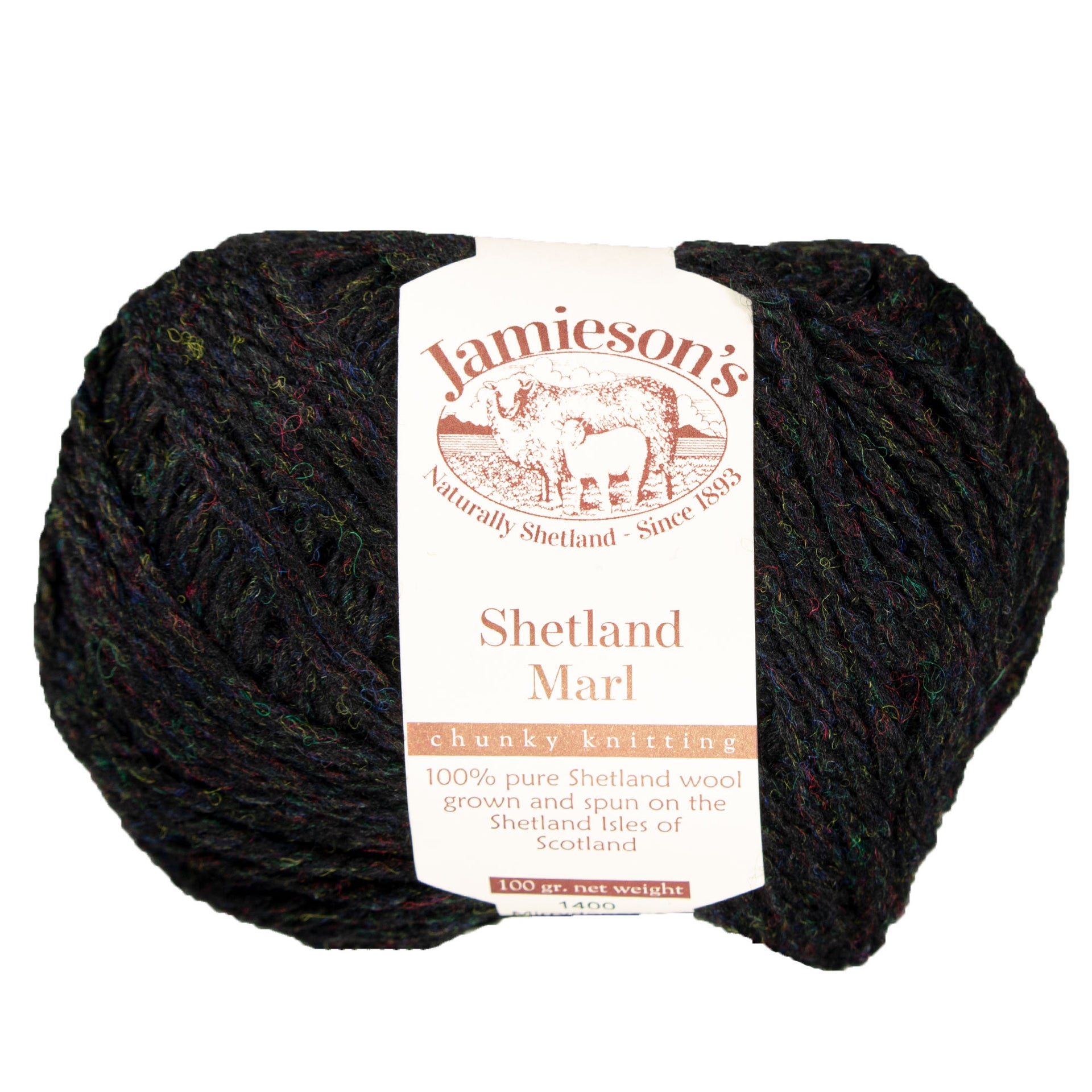 Jamieson's of Shetland Marl Chunky Yarn - 1400 Mirry Dancers - Zoom Image
