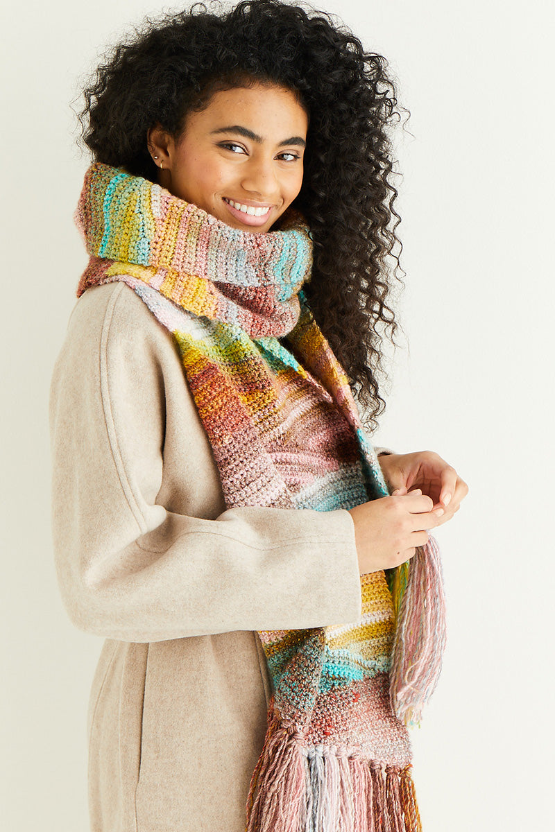 Sirdar Jewelspun Patterns - 10289 Scarf - PDF Download - Extra Image
