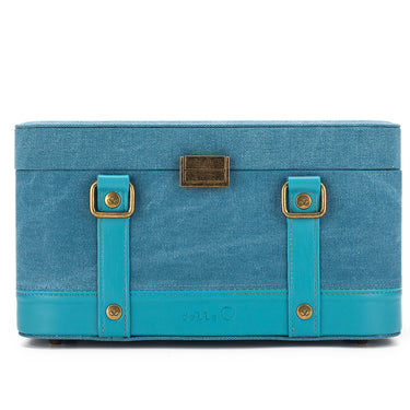 della Q Maker's Train Case - Teal - Zoom Image