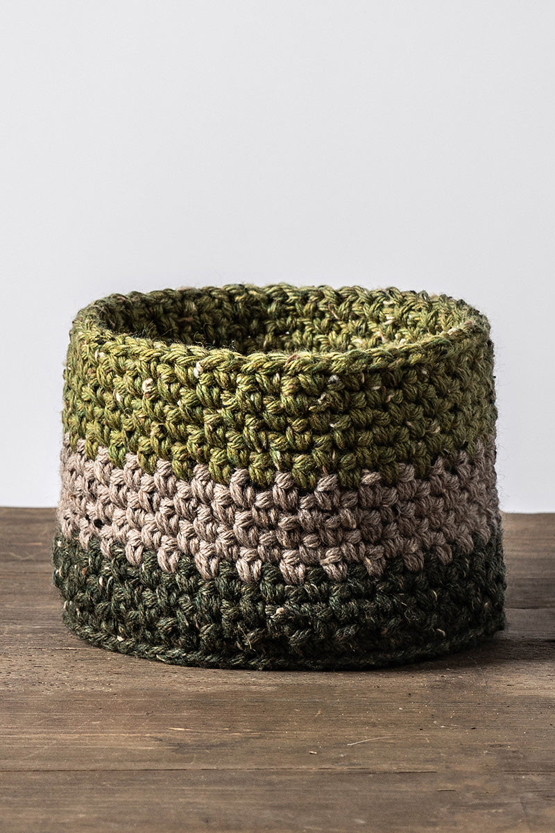 Blue Sky Fibers - Woolstok Tweed Patterns - Portage Crochet Baskets - PDF Download - Extra Image
