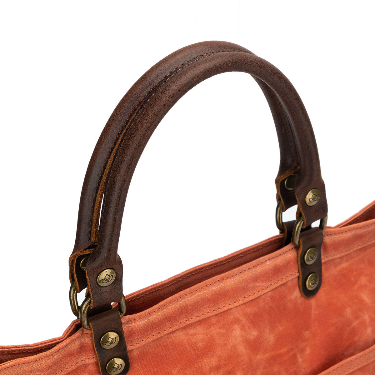 della Q Maker's Canvas Tote - Orange - Extra Image
