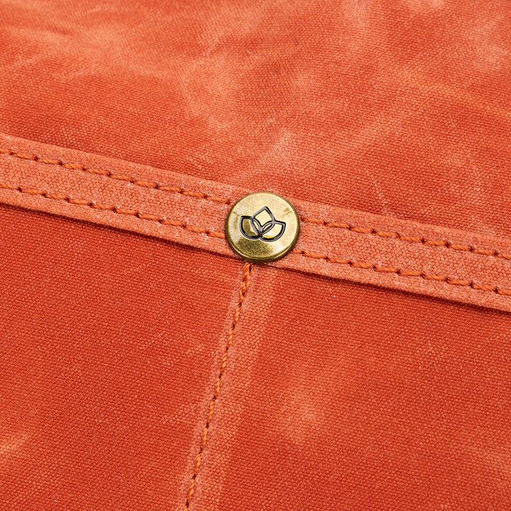 della Q Maker's Canvas Tote - Orange - Extra Image
