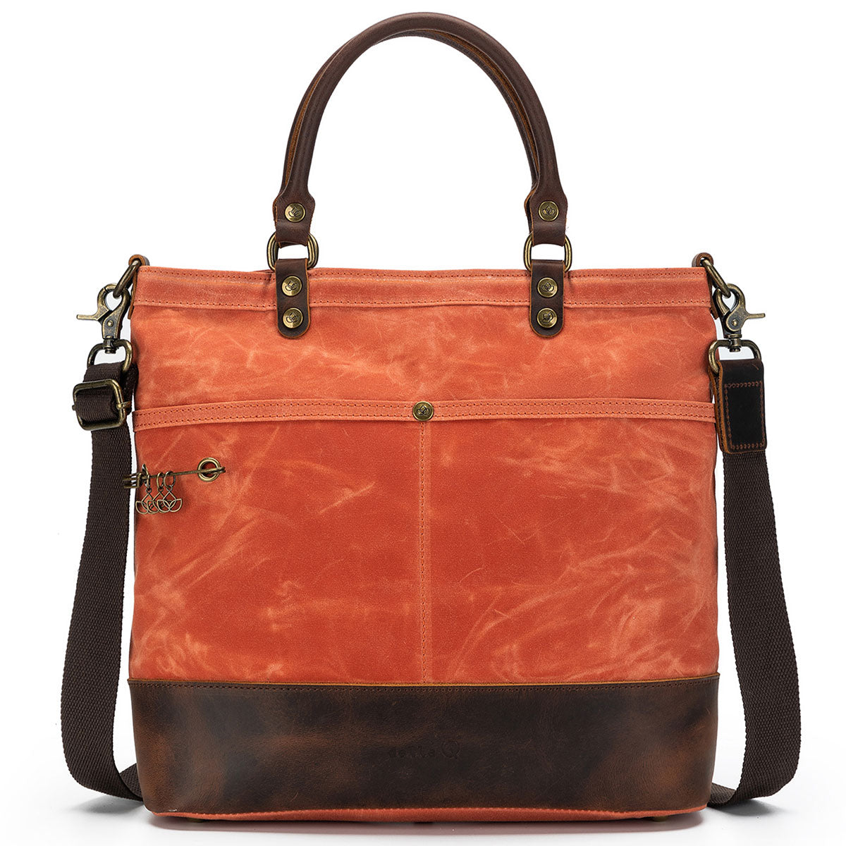 della Q Maker's Canvas Tote - Orange - Extra Image
