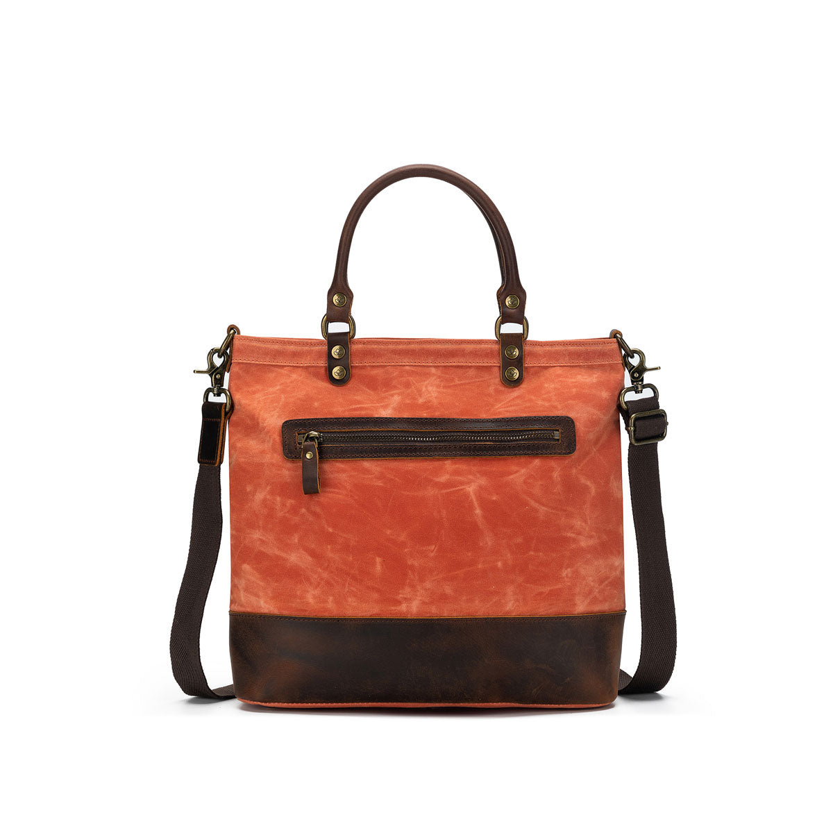 della Q Maker's Canvas Tote - Orange - Extra Image