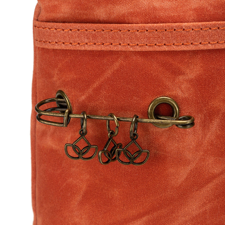 della Q Maker's Canvas Tote - Orange - Extra Image
