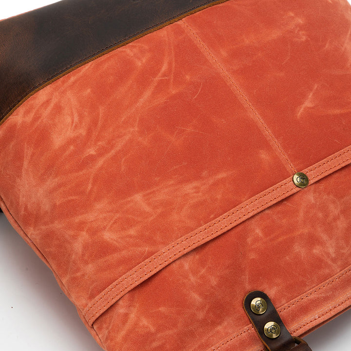 della Q Maker's Canvas Tote - Orange - Extra Image