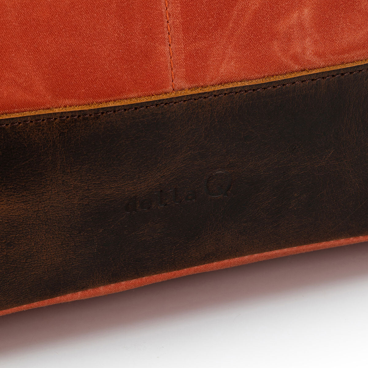 della Q Maker's Canvas Tote - Orange - Extra Image