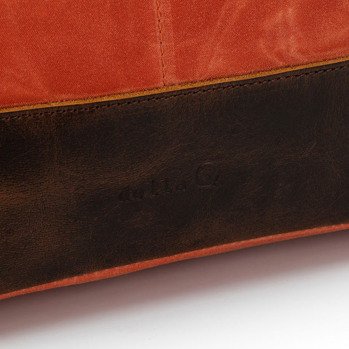 della Q Maker's Canvas Tote - Orange - Extra Image