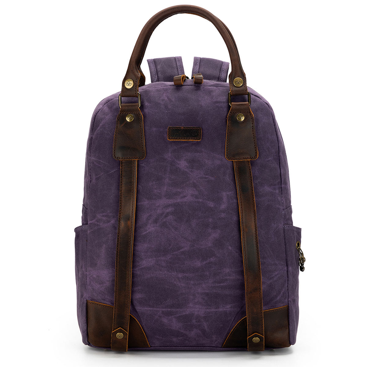 della Q Maker's Canvas Backpack - Purple - Extra Image
