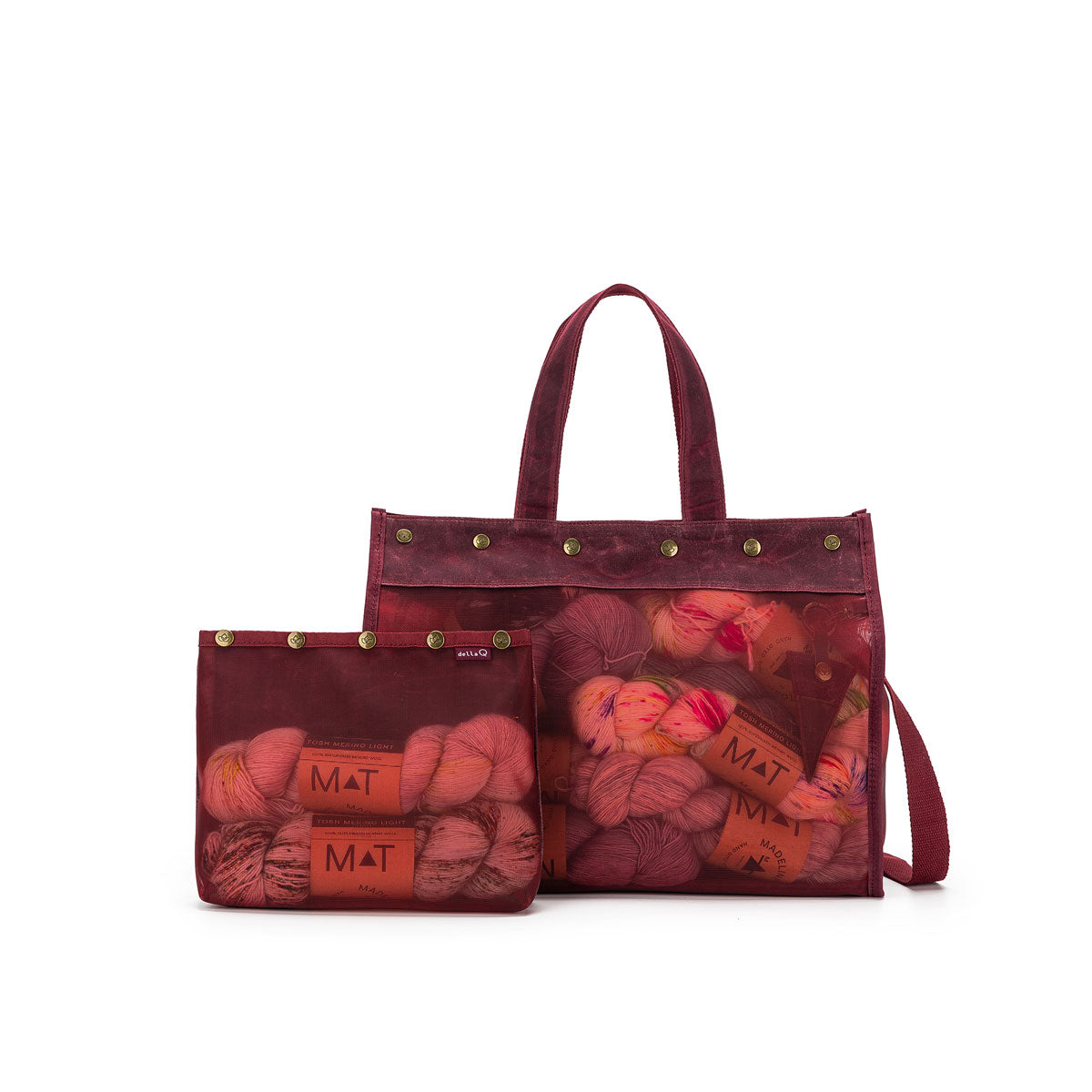 della Q Maker's Mesh Tote - Olive - Extra Image