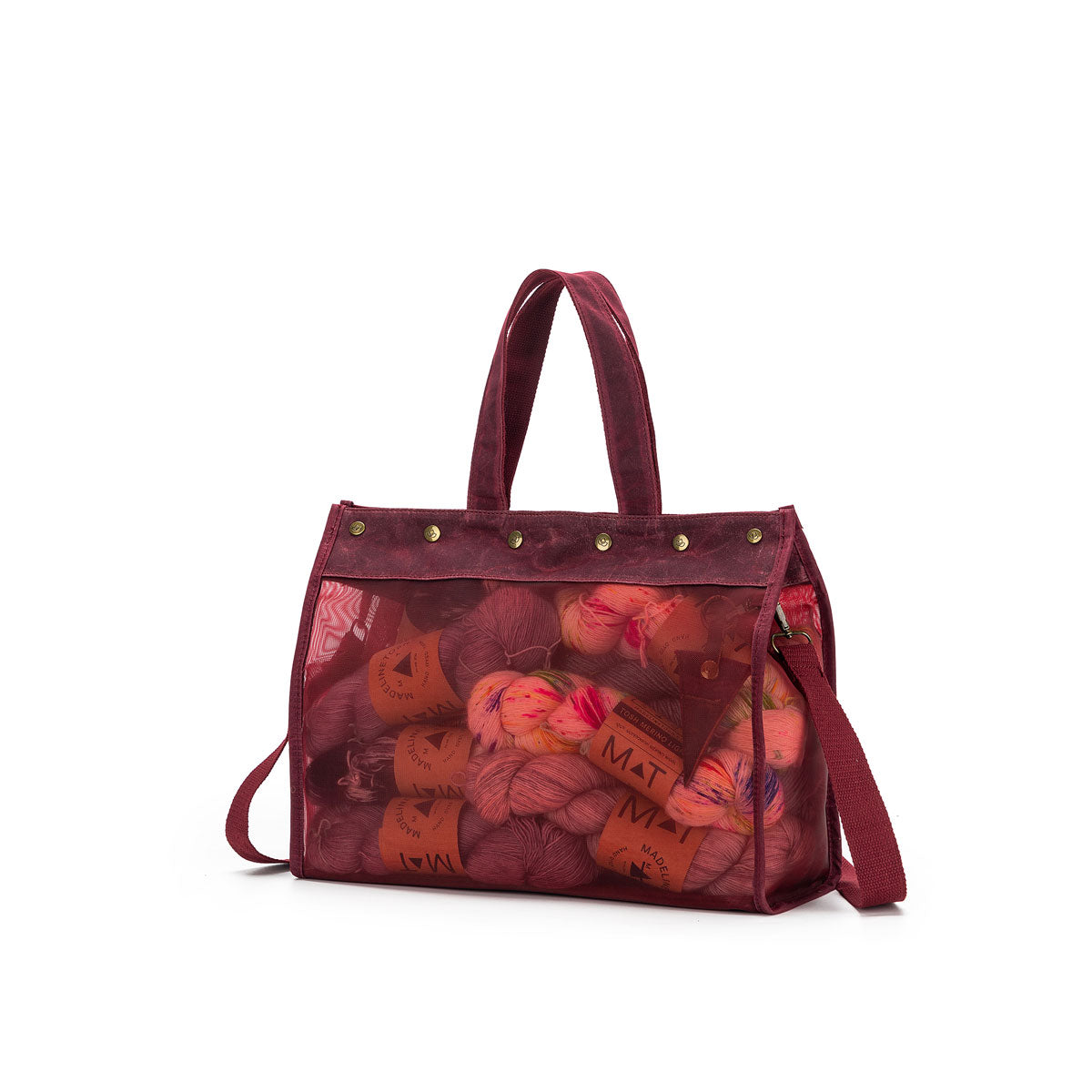 della Q Maker's Mesh Tote - Purple - Extra Image