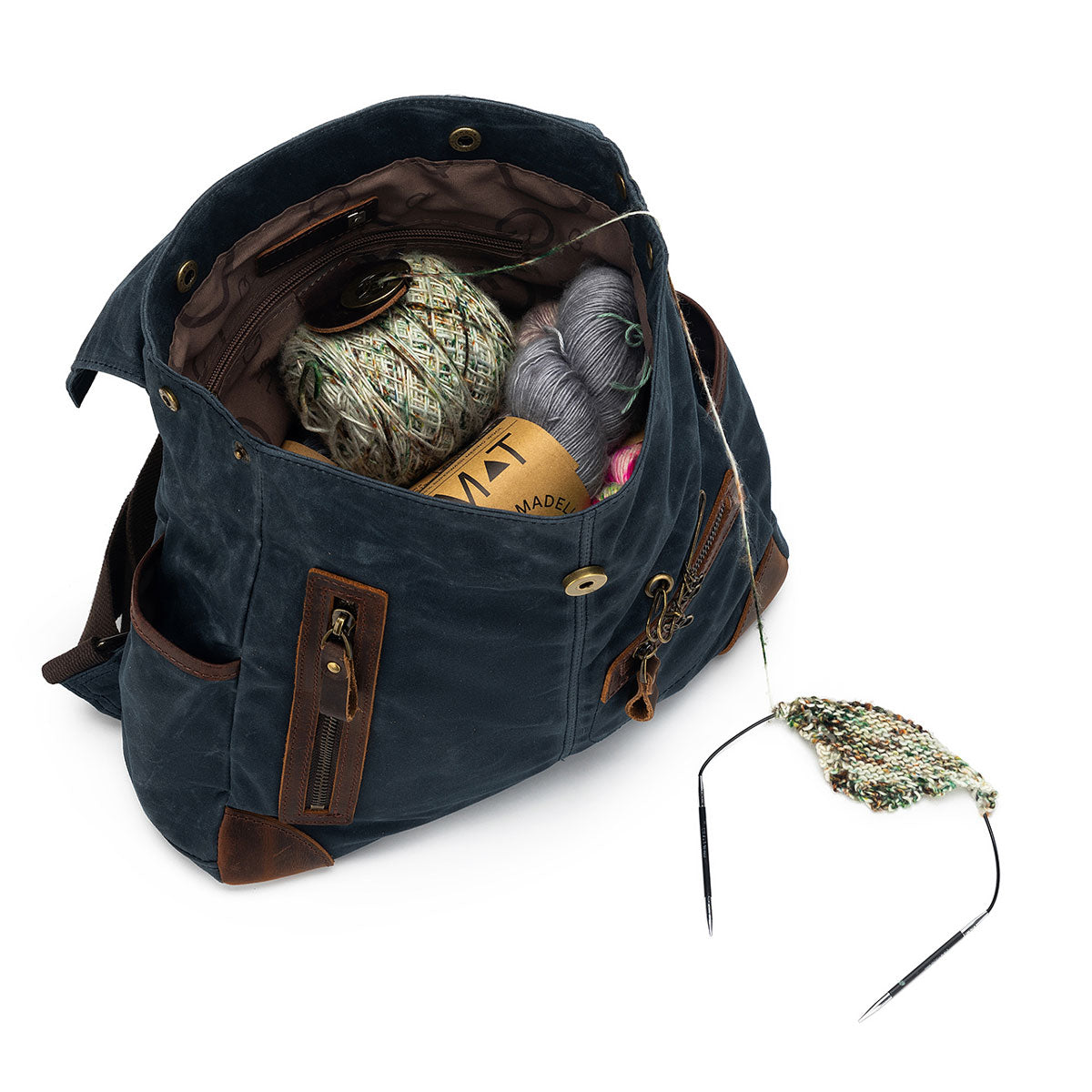 della Q Maker's Midi Backpack - Mustard - Extra Image