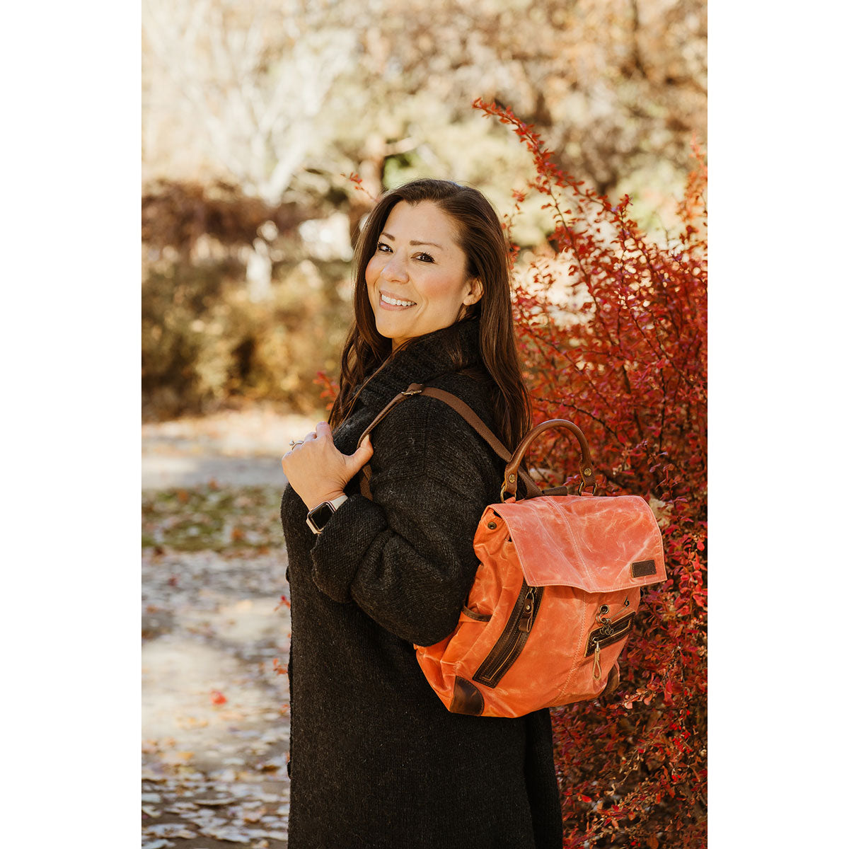 della Q Maker's Midi Backpack - Orange - Extra Image