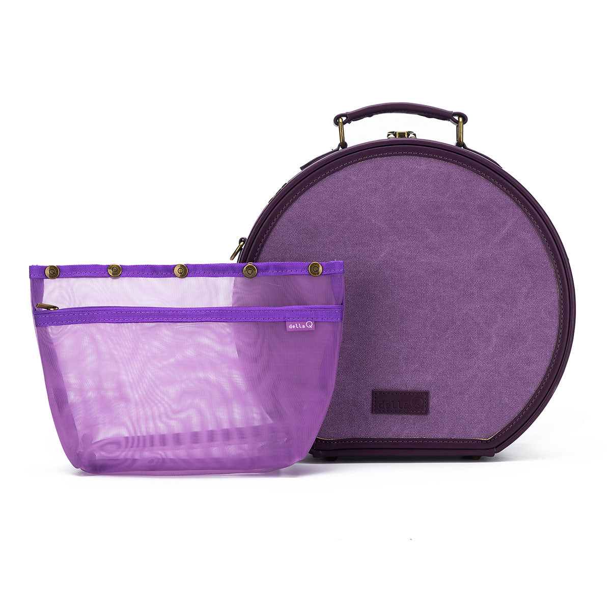 della Q Maker's Hat Box - Maroon - Extra Image