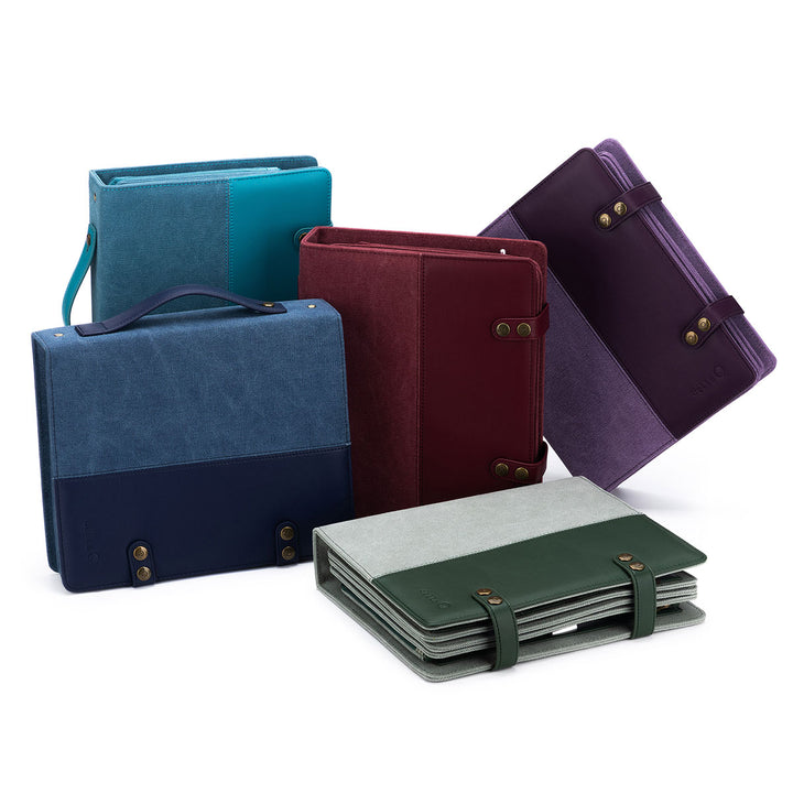 della Q Hook & Needle Notebook - Maroon - Extra Image