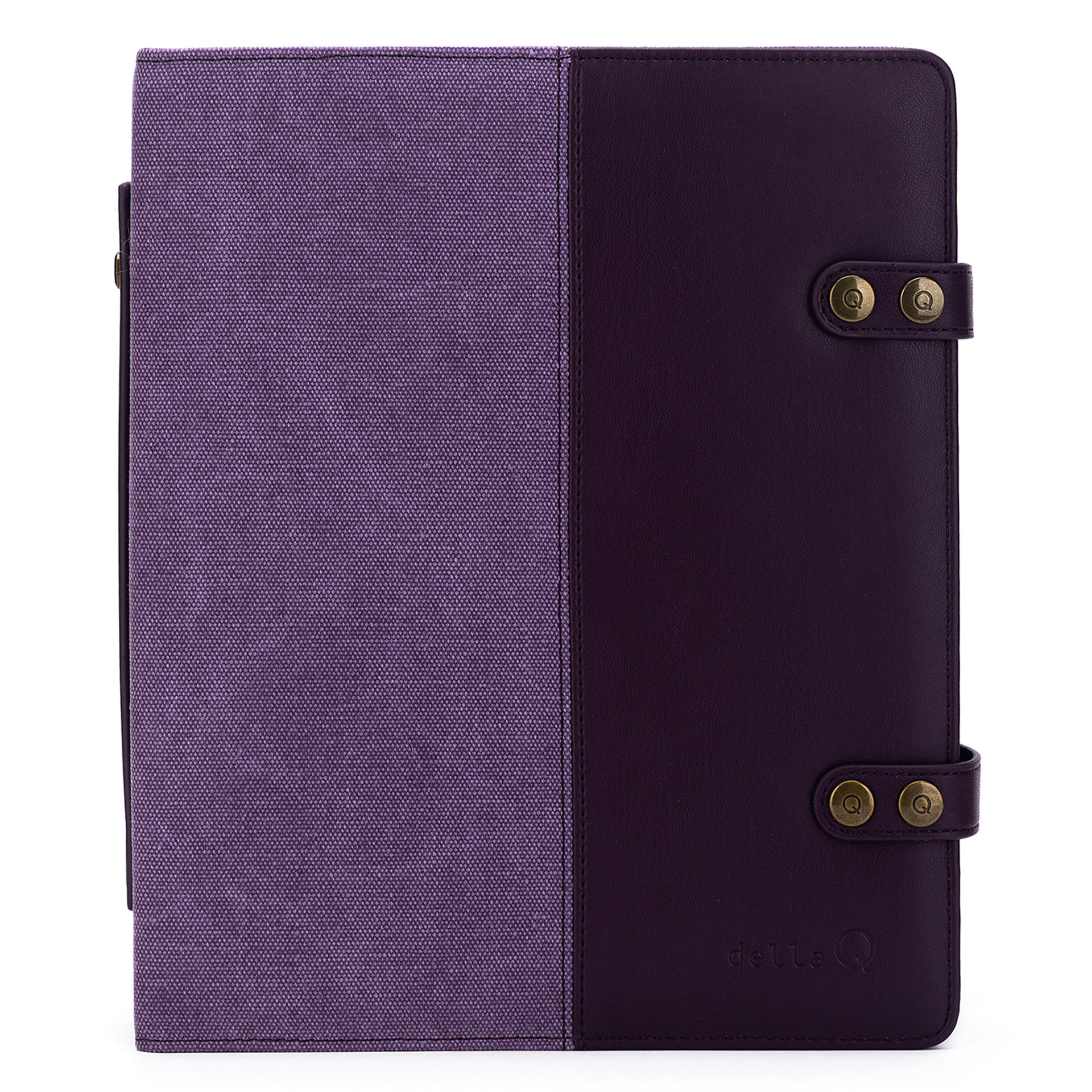 della Q Hook & Needle Notebook - Plum - Zoom Image
