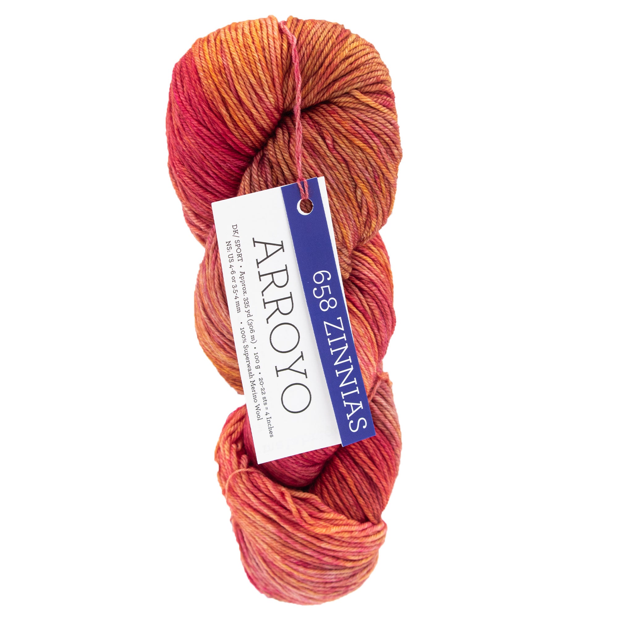 Malabrigo Arroyo Yarn - 658 Zinnias - Zoom Image