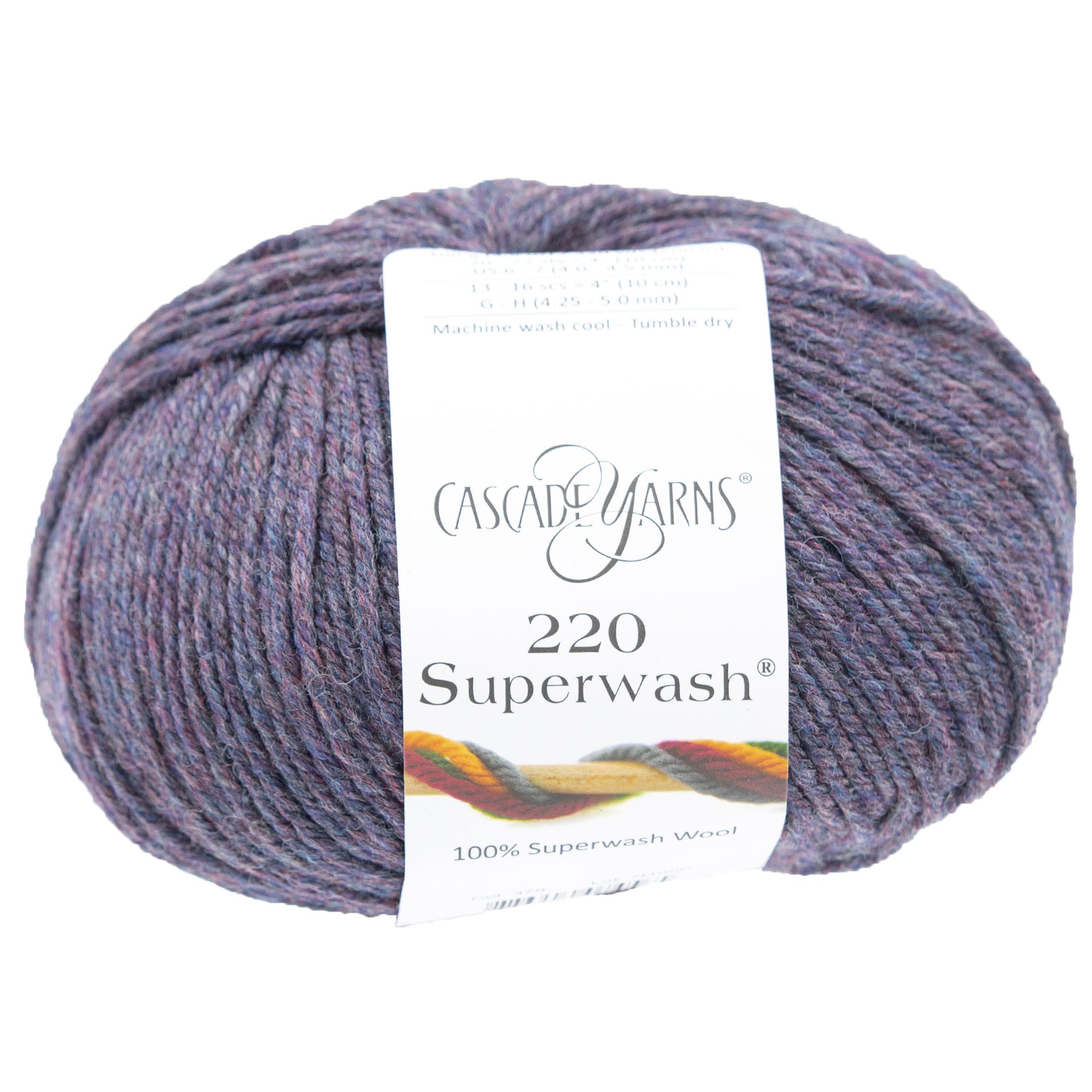 Cascade Yarns 220 Superwash Yarn - 0379 Liberty Heather - Zoom Image
