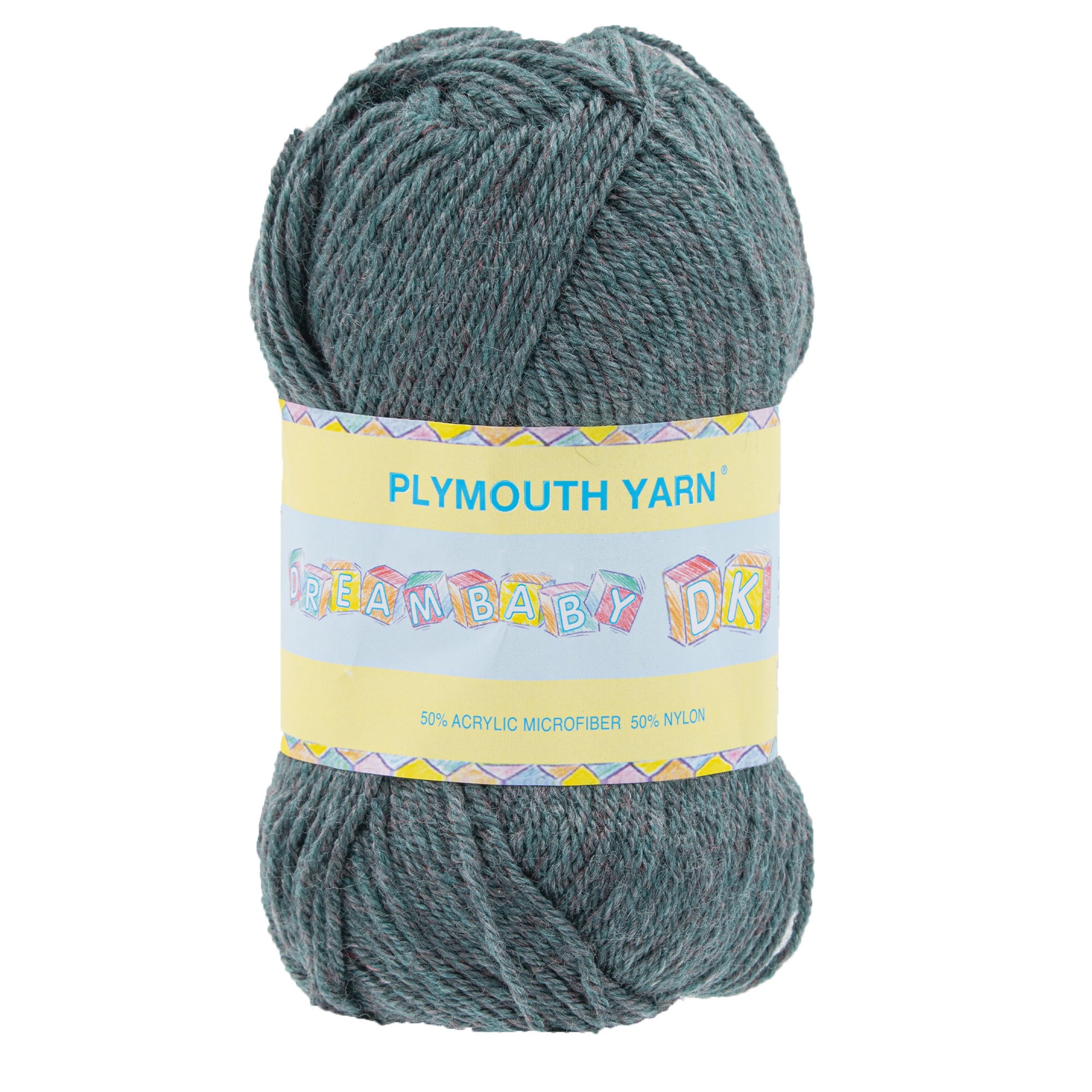 Plymouth Yarn Dreambaby DK Yarn - 172 Dark Green Frost Heather - Zoom Image
