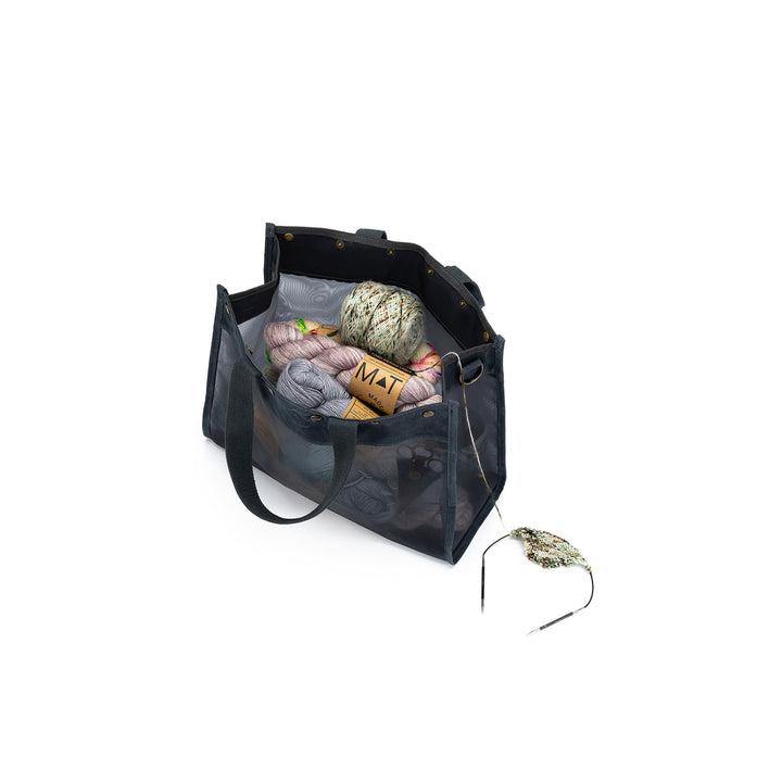 della Q Maker's Mesh Tote - Blue - Extra Image