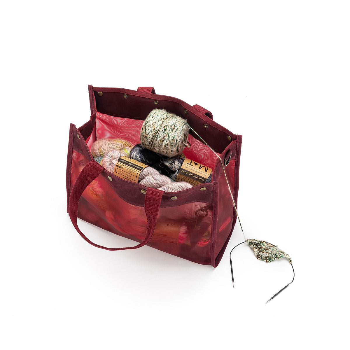 della Q Maker's Mesh Tote - Teal - Extra Image