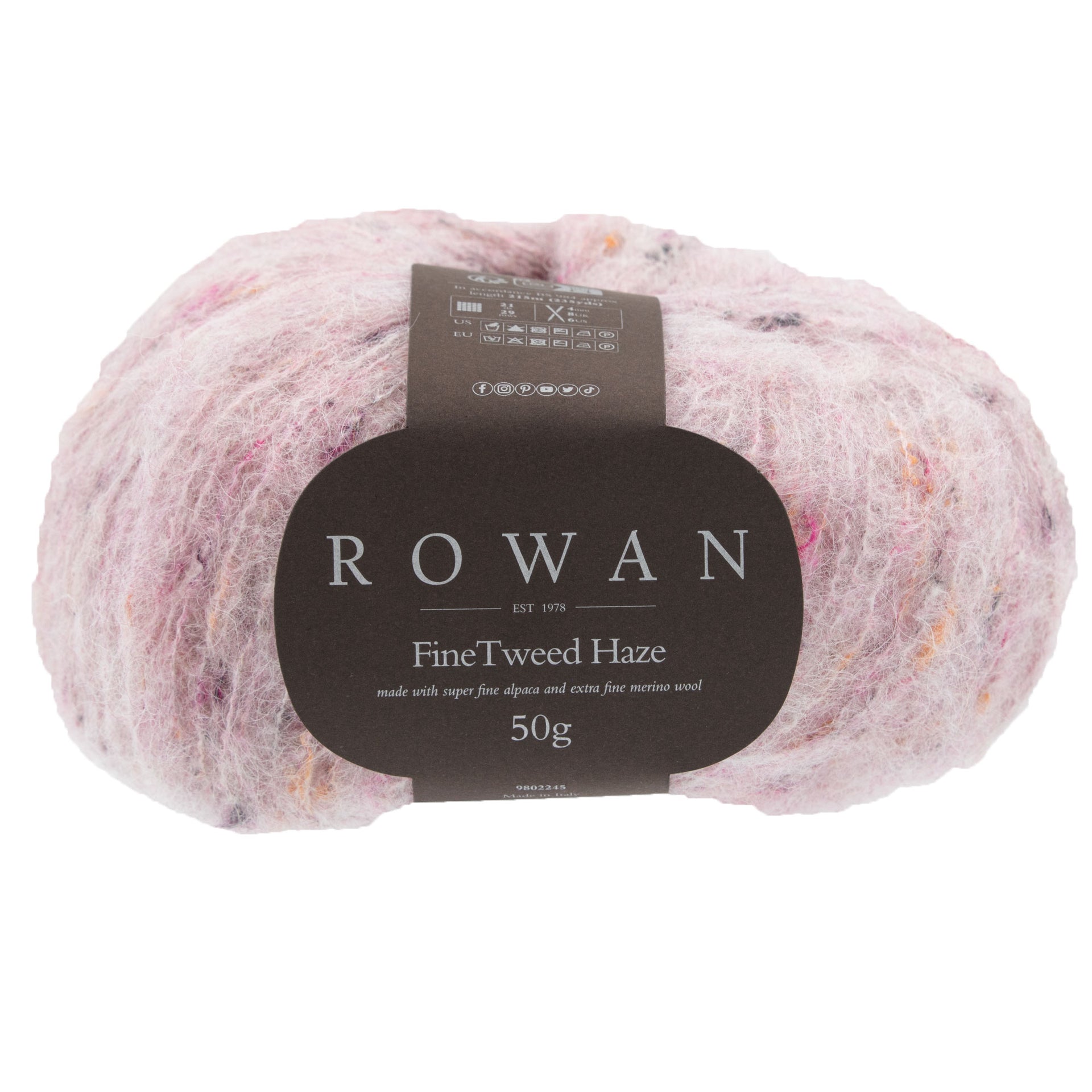 Rowan Fine Tweed Haze Yarn - 010 Blush - Zoom Image
