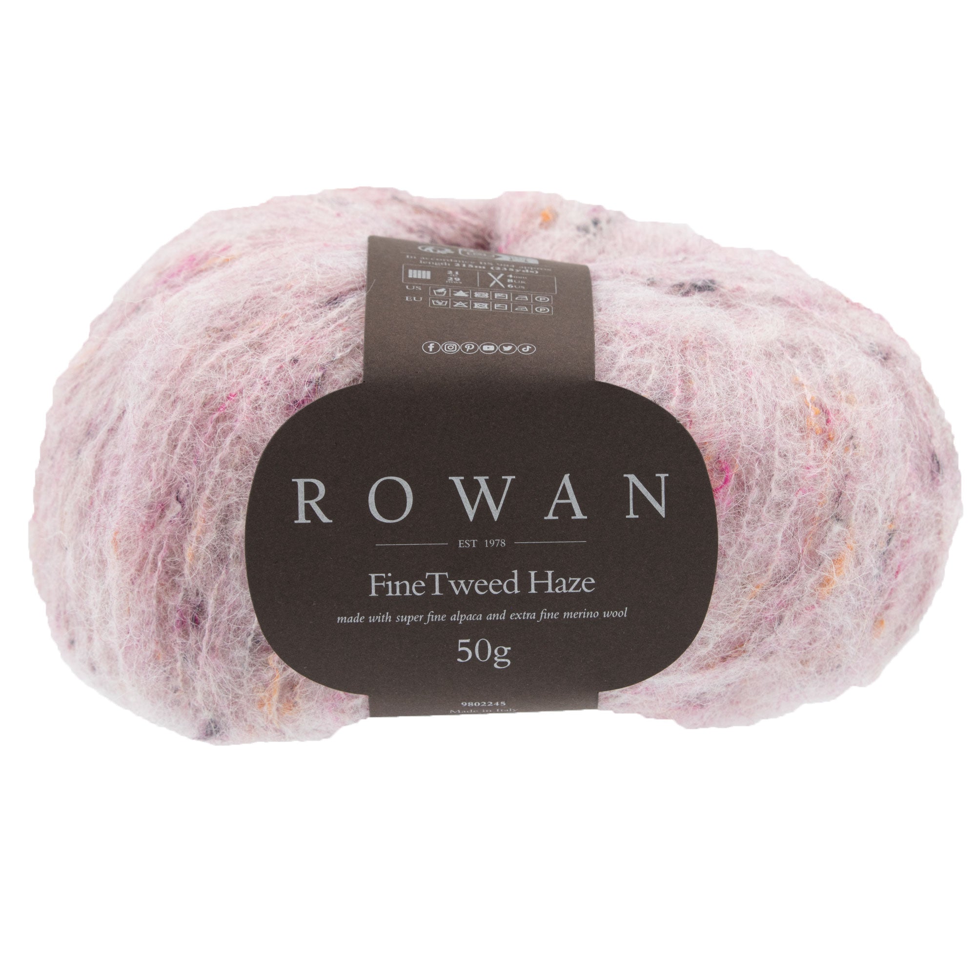 Rowan Fine Tweed Haze Yarn - 010 Blush - Zoom Image