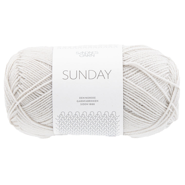 Sandnes Garn  Sunday Yarn - 3820 Pearl Gray - Zoom Image