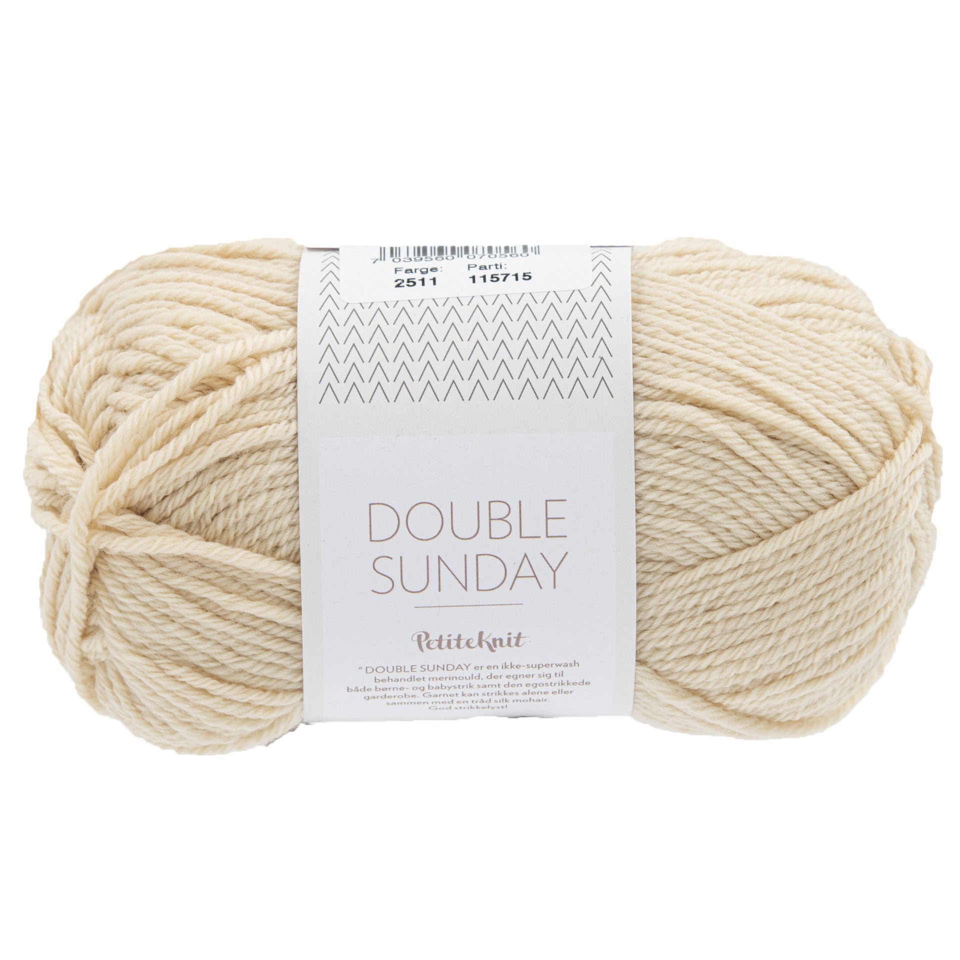 Sandnes Garn  Double Sunday Yarn - 2511 Almond (Petite Knits Color Palette) - Zoom Image
