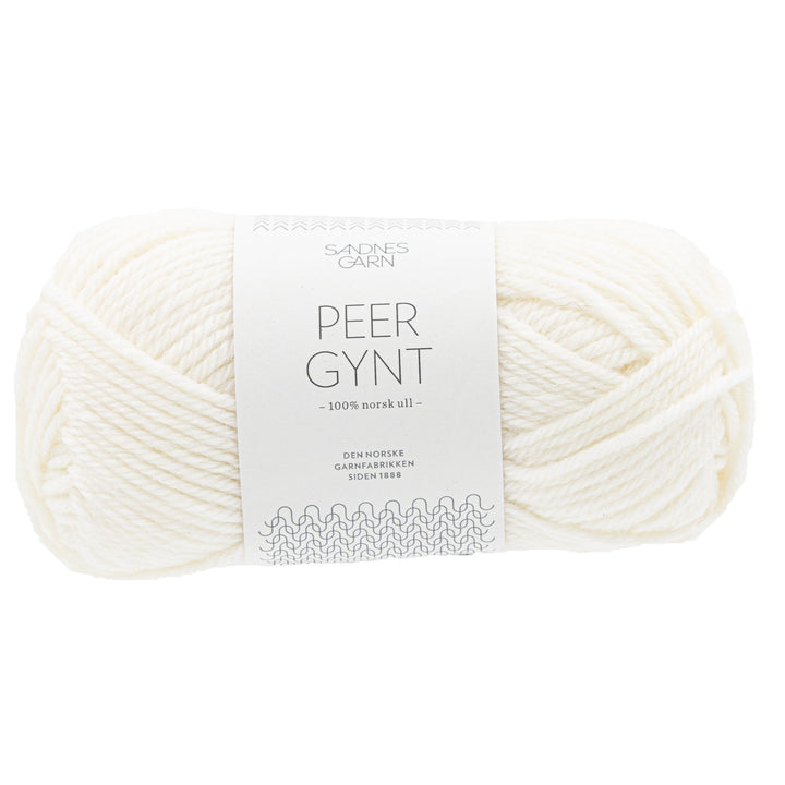 Sandnes Garn  Peer Gynt Yarn - 1002 White - Zoom Image
