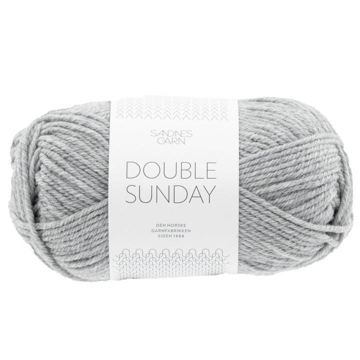 Sandnes Garn  Double Sunday Yarn - 1042 Grey Heather - Zoom Image