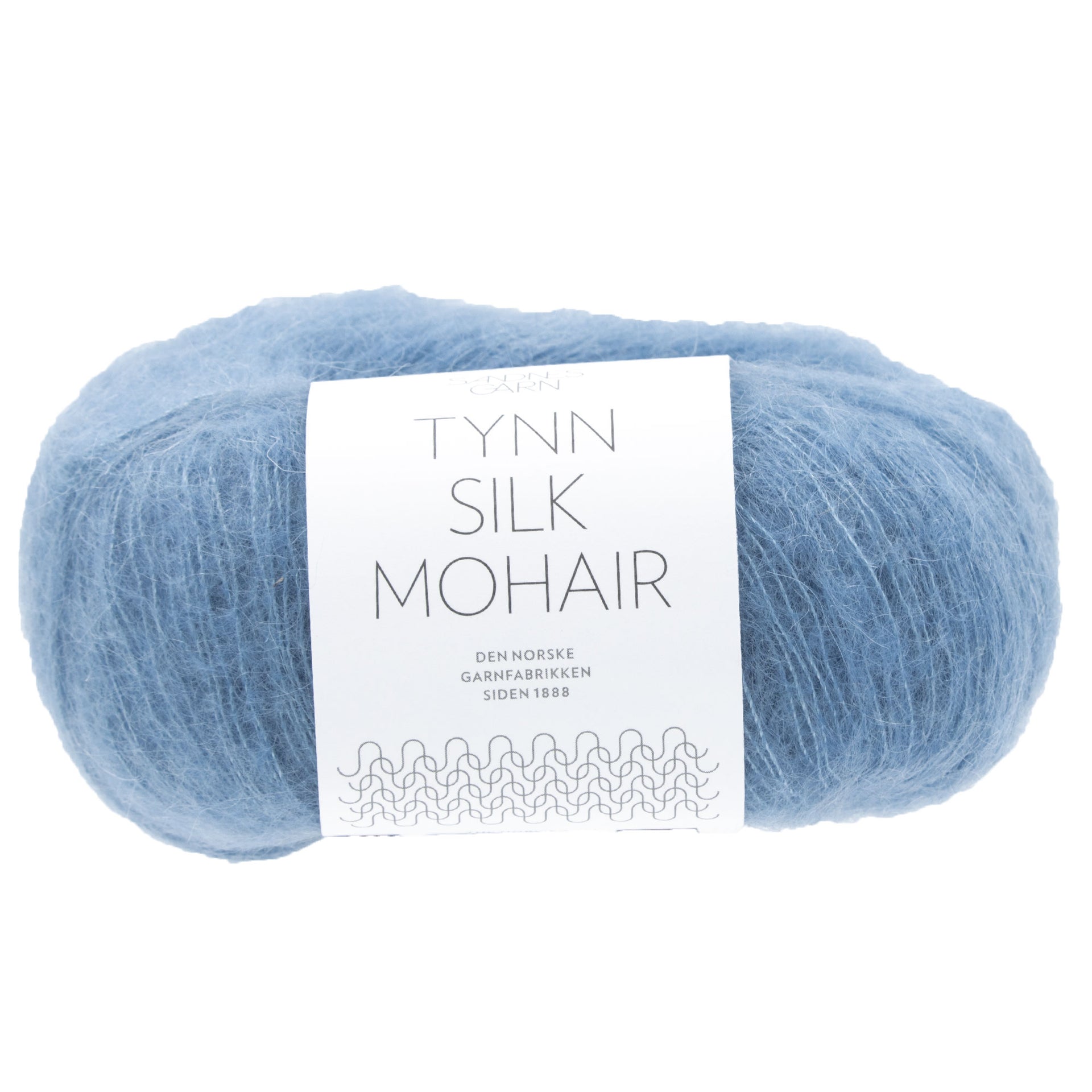 Sandnes Garn  Tynn Silk Mohair Yarn - 6042 Dark Sky Blue - Zoom Image
