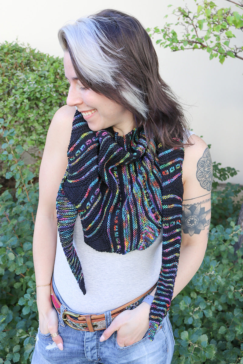 Jimmy Beans Wool PDF Patterns - Kaleido Shawl - PDF Download - Extra Image
