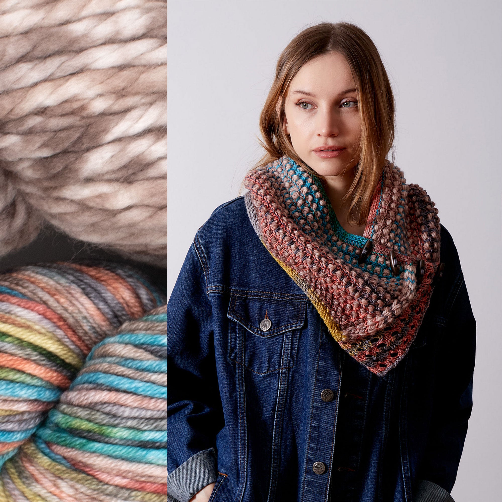 Urth Yarns Vitray Cowl Kits - 7062 & 4027 - Zoom Image