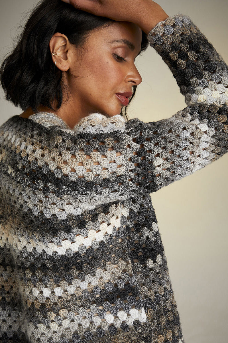 Sirdar Jewelspun Patterns - 10727 Moon & Stars Cardigan - PDF Download - Extra Image
