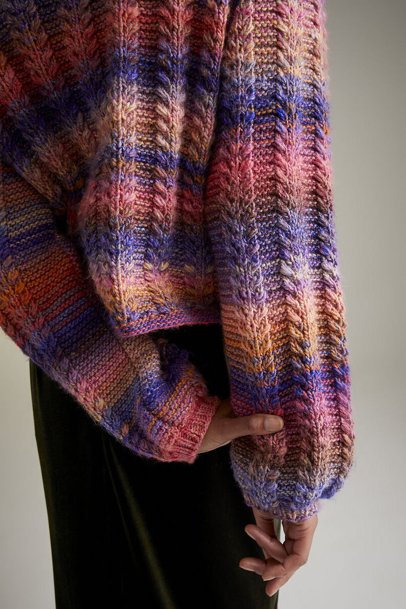 Sirdar Jewelspun Patterns - 10719 Sunset Orchard Sweater - PDF Download - Extra Image
