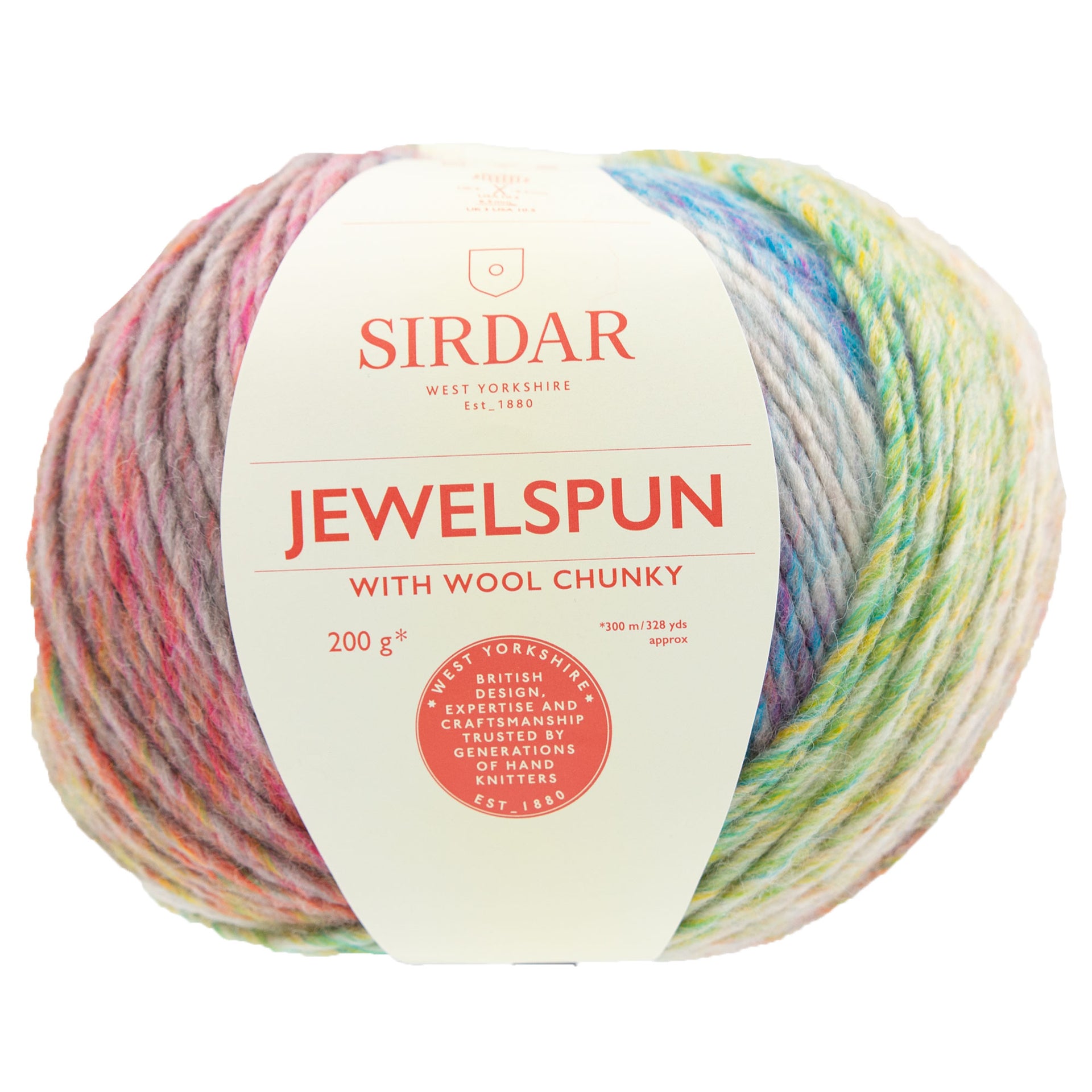 Sirdar Jewelspun with Wool Chunky Yarn - 203 Mother of Pearl - Zoom Image
