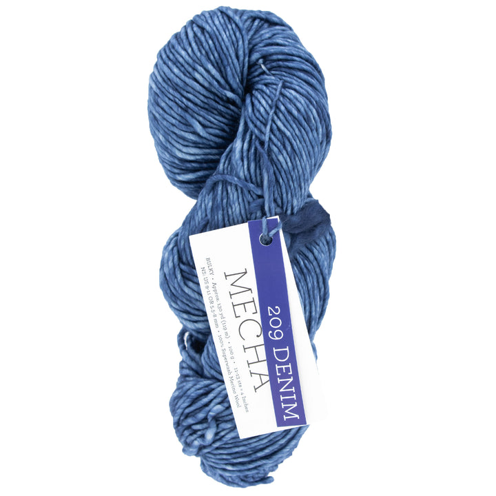 Malabrigo Mecha Yarn - 209 Denim - Zoom Image