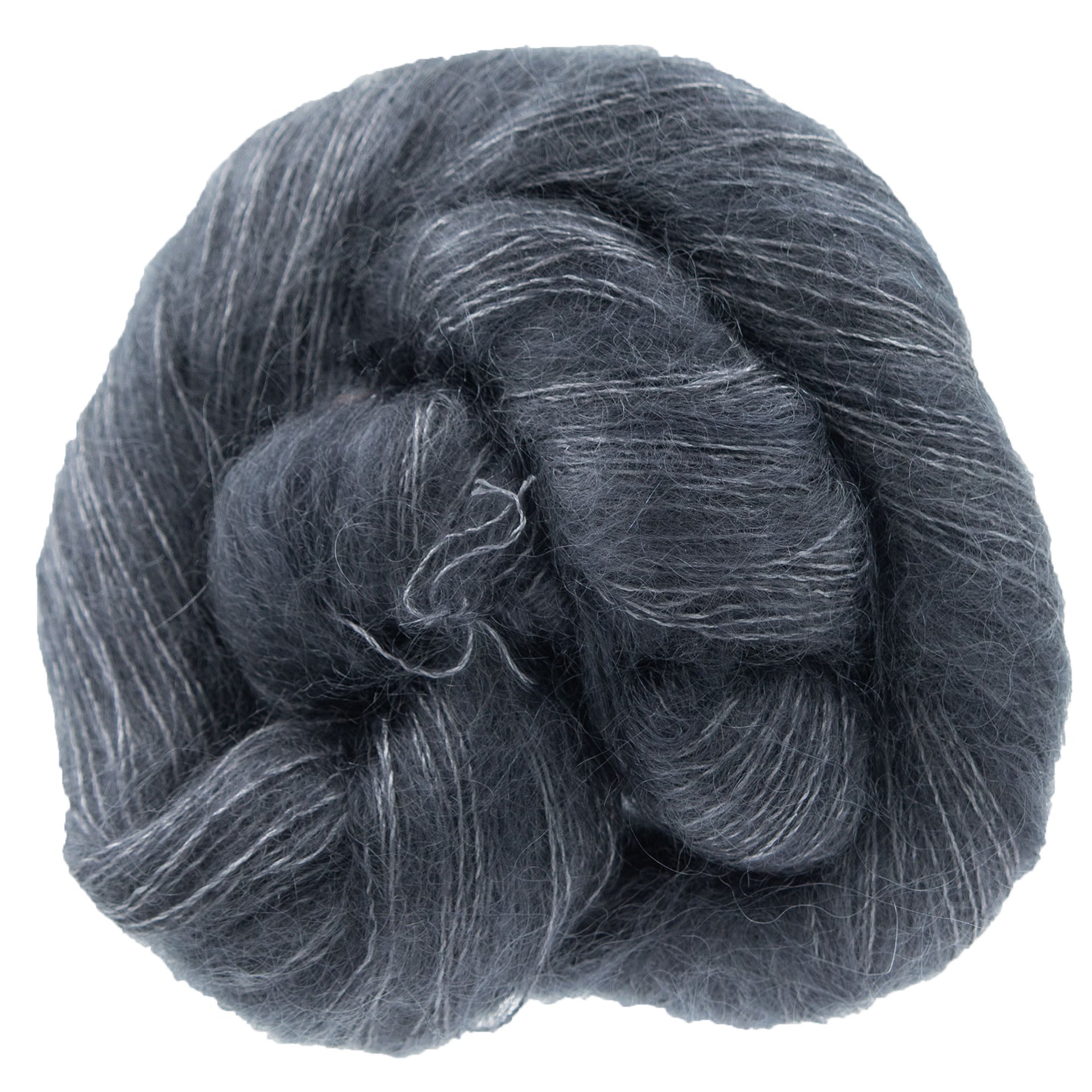 Madelinetosh Tosh Silk Cloud Mill Dyed Yarn - Tar - Zoom Image
