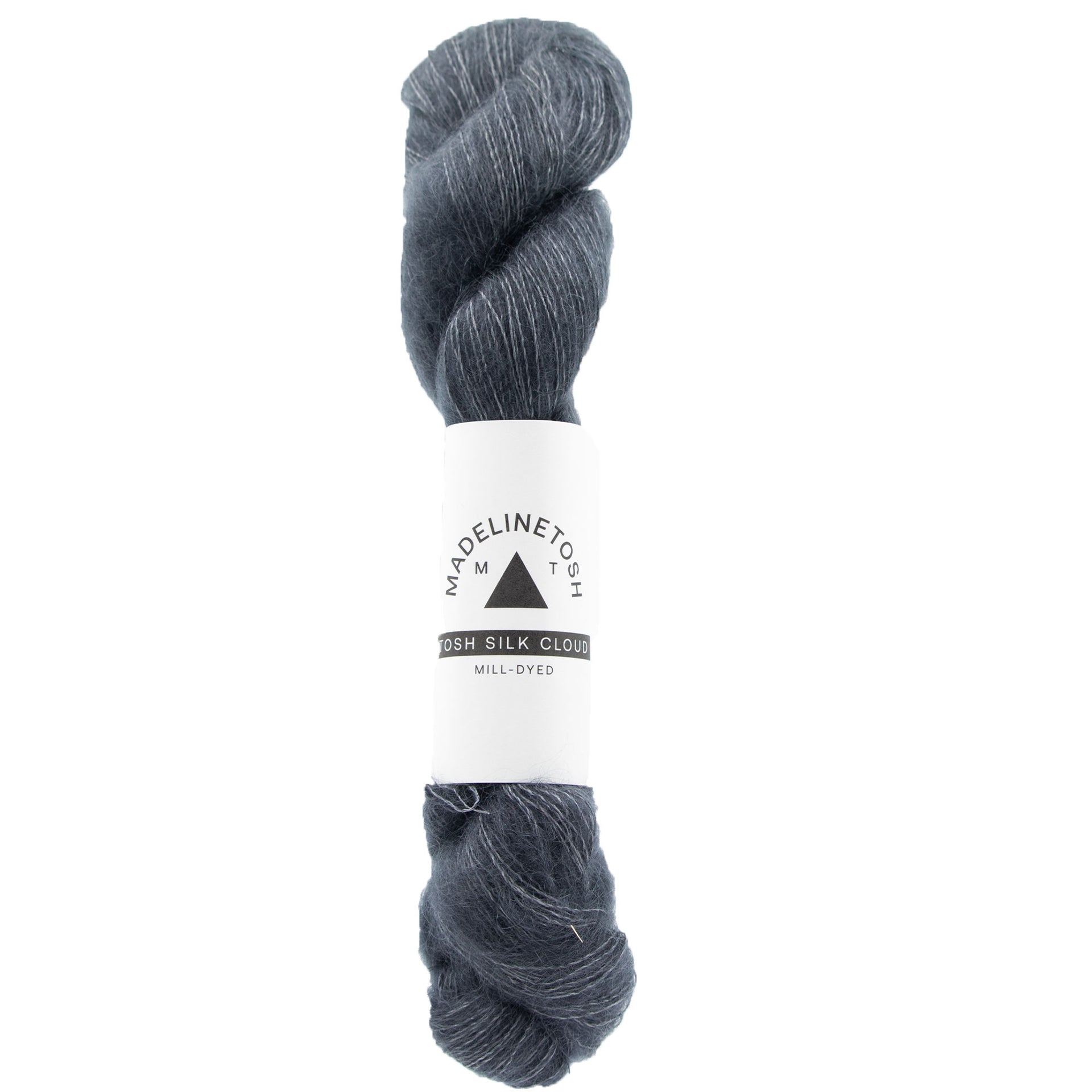 Madelinetosh Tosh Silk Cloud Mill Dyed Yarn - Tar - Zoom Image
