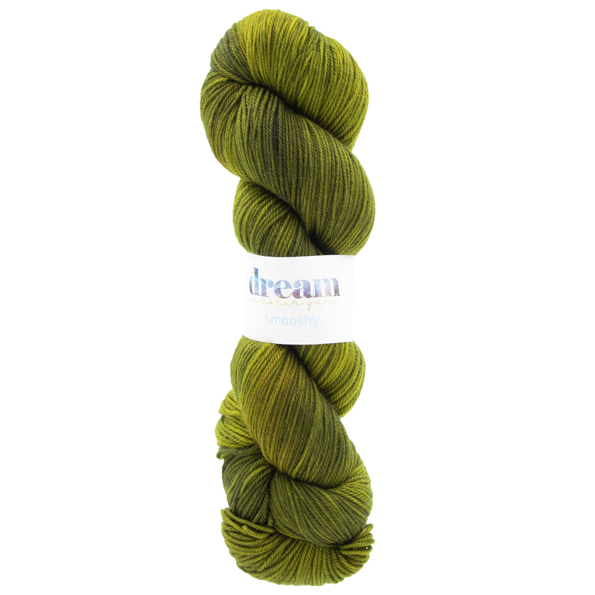 Dream in Color Smooshy Yarn - Scorched Lime - Zoom Image
