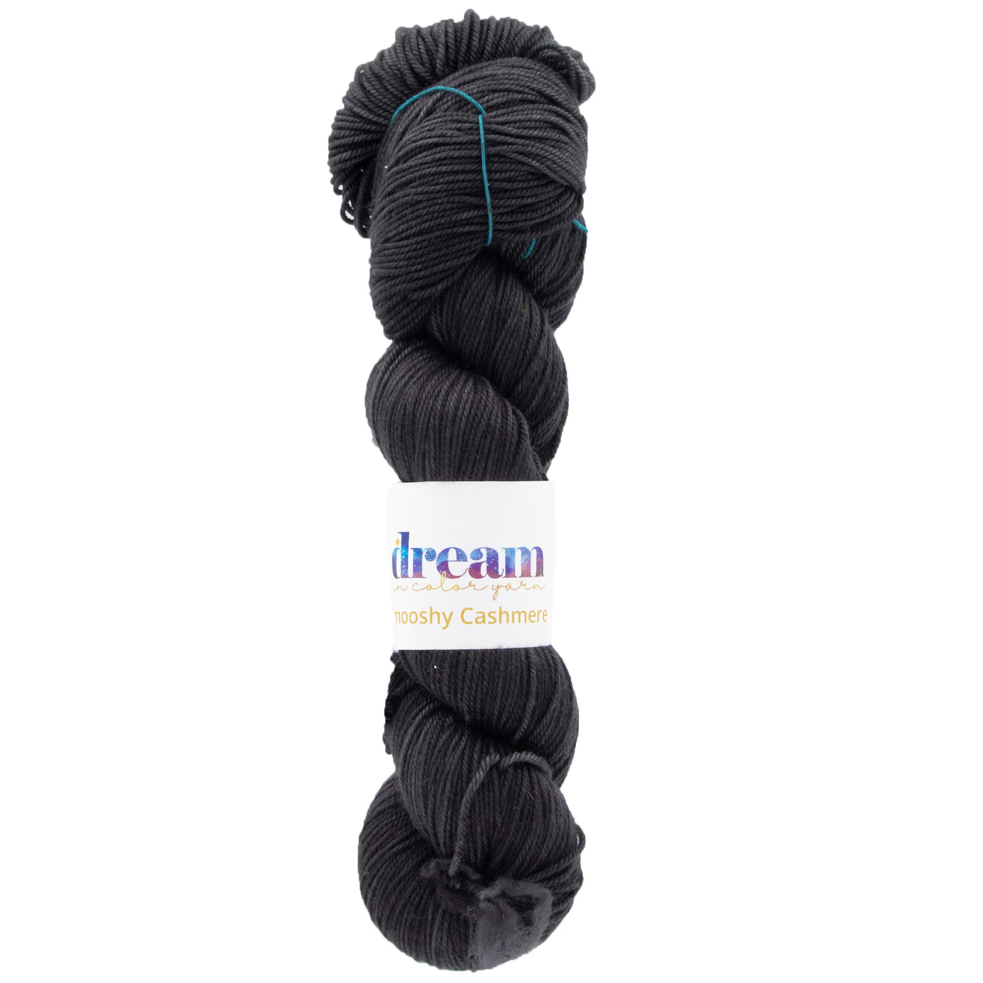Dream in Color Smooshy Cashmere Yarn - Black Pearl - Zoom Image

