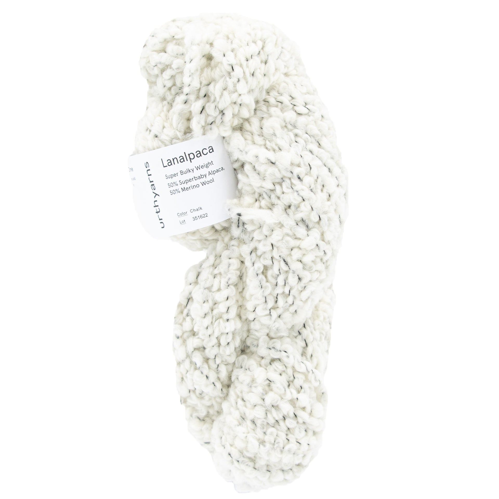 Urth Yarns Lanalpaca Yarn - Chalk - Zoom Image
