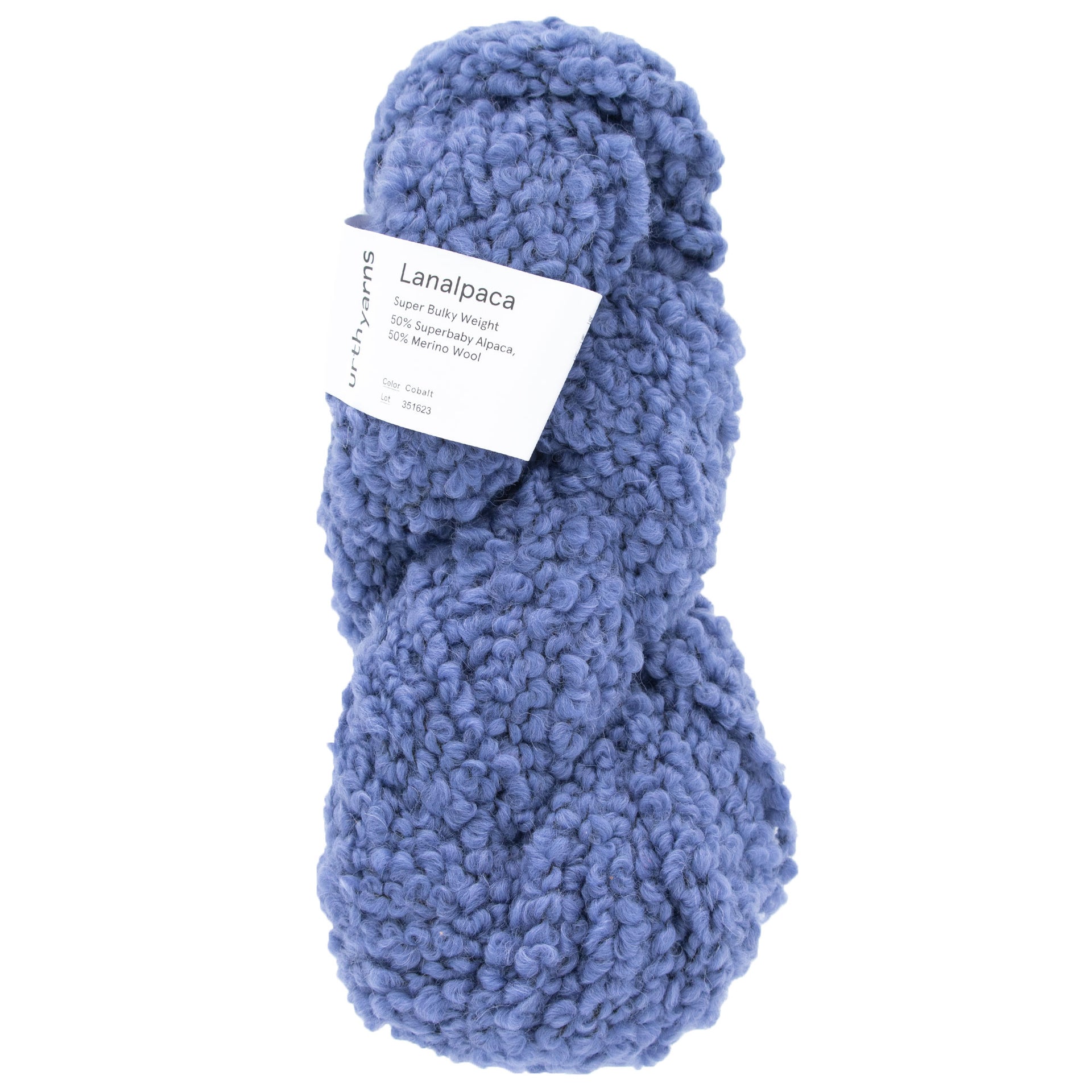 Urth Yarns Lanalpaca Yarn - Cobalt - Zoom Image
