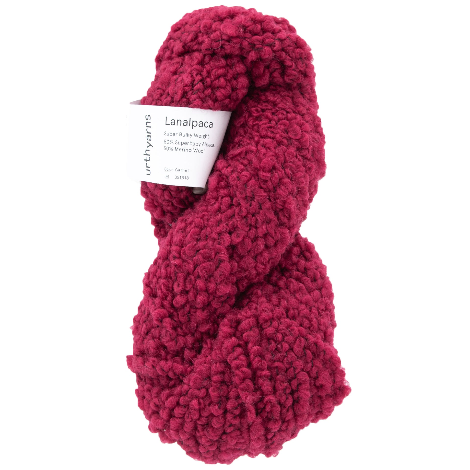 Urth Yarns Lanalpaca Yarn - Garnet - Zoom Image
