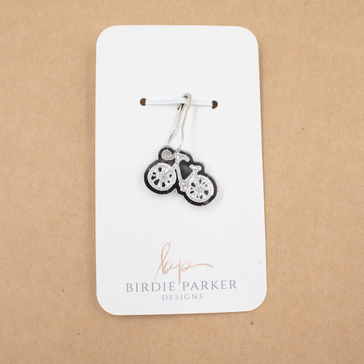 Birdie Parker Stitch Markers - Bicycle - Extra Image