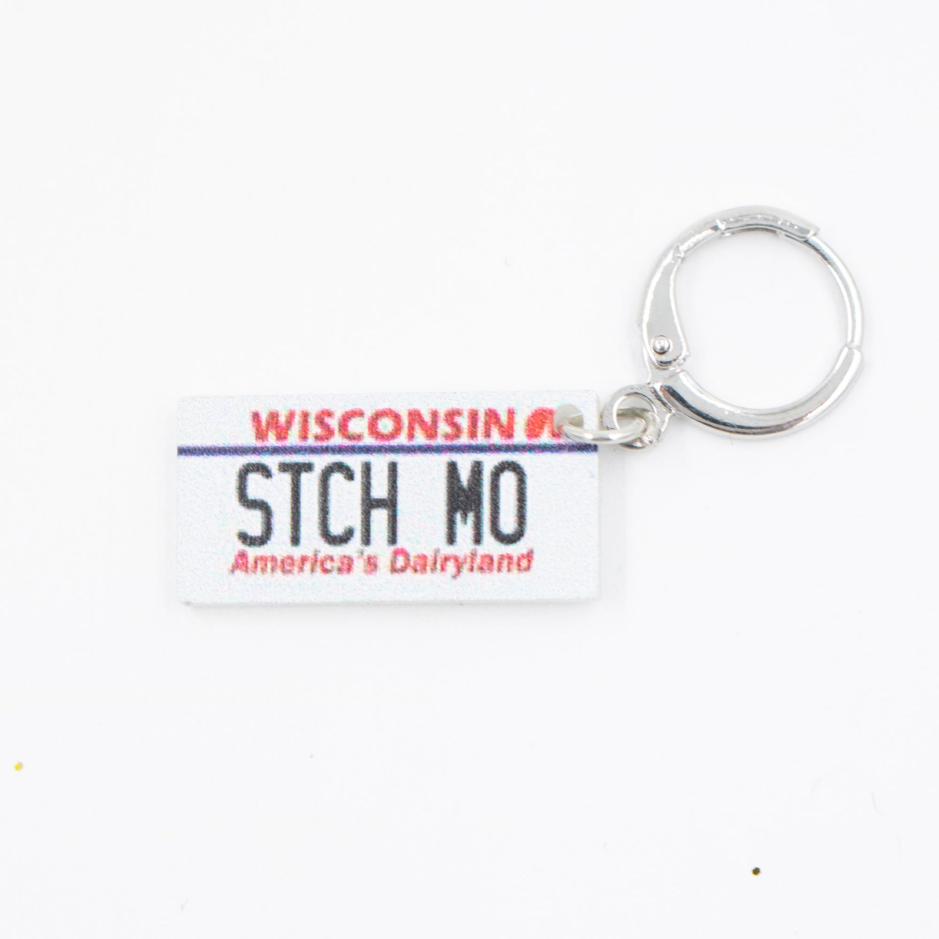 Jimmy Beans Wool State Stitch Markers - Wisconsin - Zoom Image
