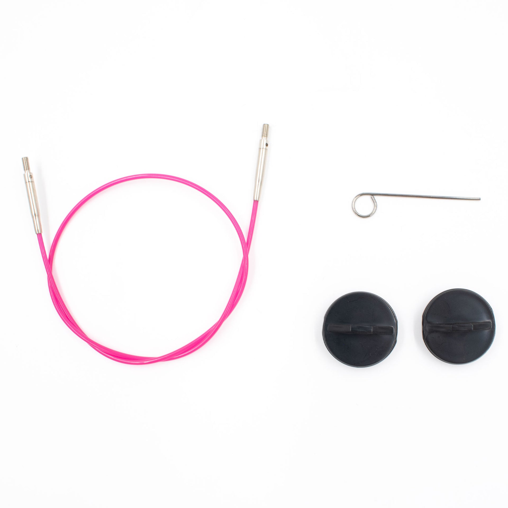 LYKKE Crafts Interchangeable Needle Cords - Pink - 60"/150 cm [for 5" tips] - Zoom Image
