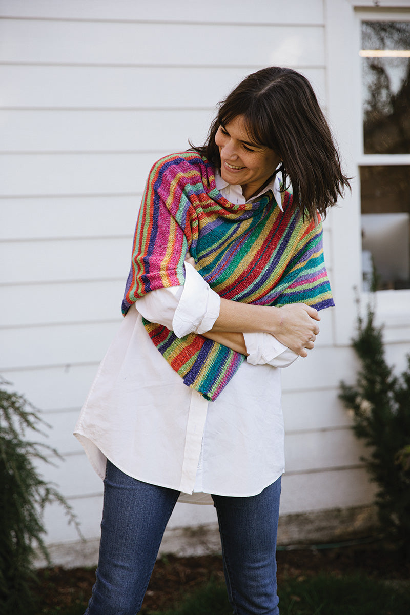 Rowan and Churchmouse Jimmy's Lucky Poncho Kit - Extra Image
