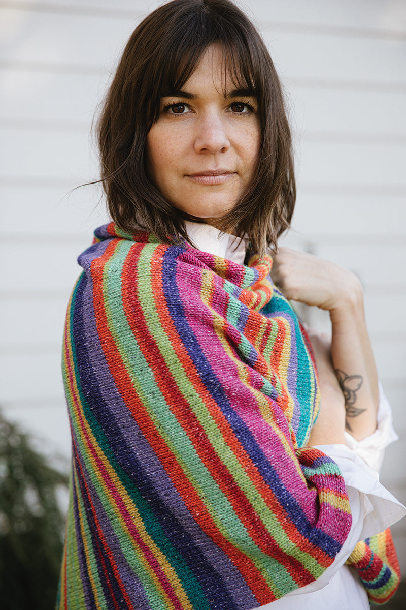 Rowan and Churchmouse Jimmy's Lucky Poncho Kit - Extra Image